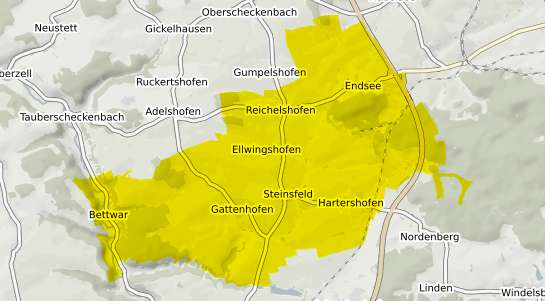 Immobilienpreisekarte Steinsfeld Mittelfranken