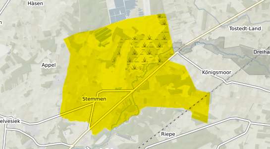 Immobilienpreisekarte Stemmen b. Rotenburg, Wuemme