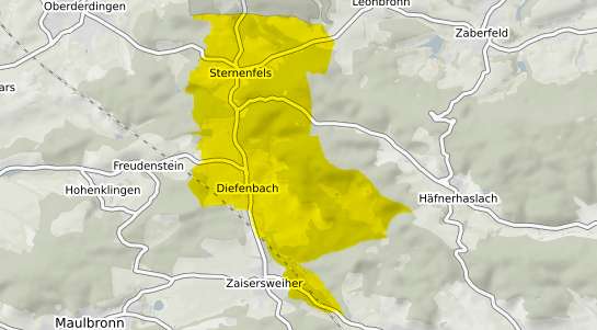 Immobilienpreisekarte Sternenfels