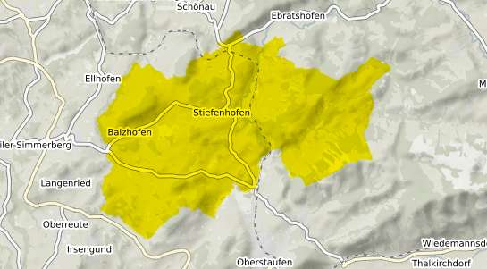 Immobilienpreisekarte Stiefenhofen