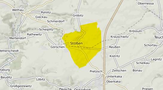 Immobilienpreisekarte Stößen