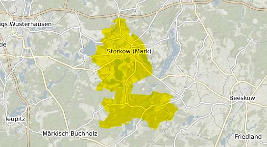 Immobilienpreisekarte Storkow b. Pasewalk