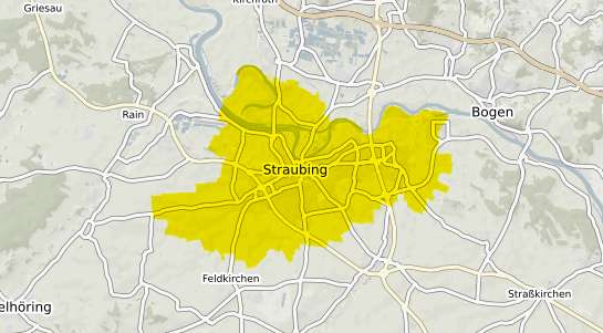 Immobilienpreisekarte Straubing