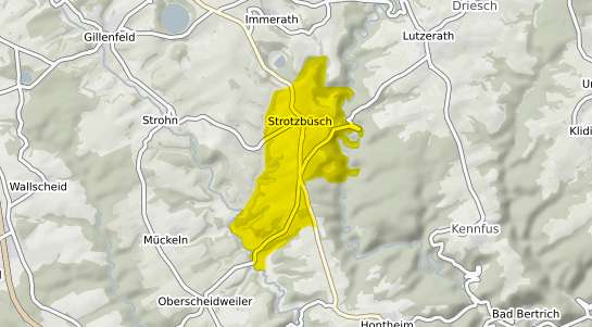 Immobilienpreisekarte Strotzbuesch