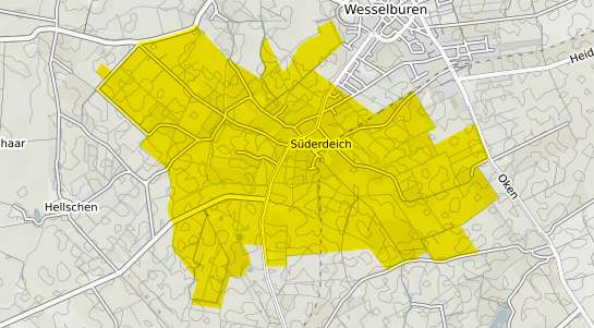 Immobilienpreisekarte Suederdeich Dithmarschen