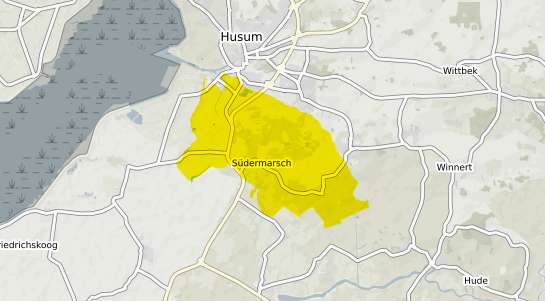 Immobilienpreisekarte Suedermarsch b. Husum, Nordsee