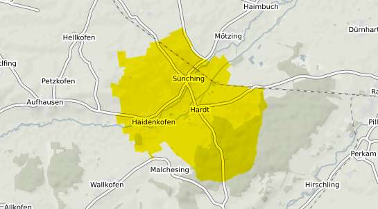 Immobilienpreisekarte Sünching