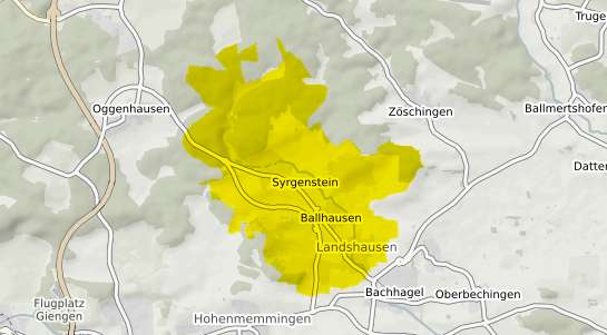 Immobilienpreisekarte Syrgenstein Schwaben