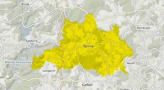 Immobilienpreisekarte Tanna b. Schleiz