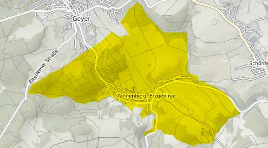 Immobilienpreisekarte Tannenberg Erzgebirge