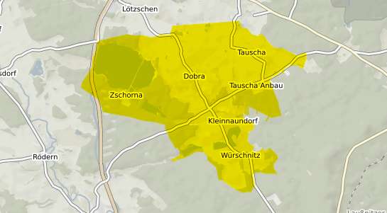 Immobilienpreisekarte Tauscha b. Grossenhain, Sachsen
