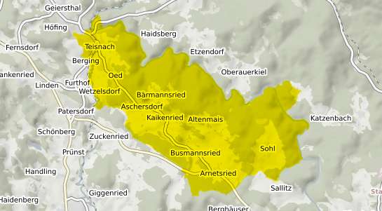 Immobilienpreisekarte Teisnach