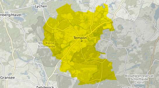 Immobilienpreisekarte Templin