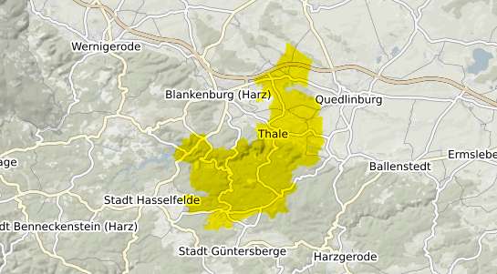 Immobilienpreisekarte Thale