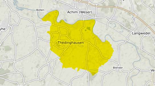 Immobilienpreisekarte Thedinghausen