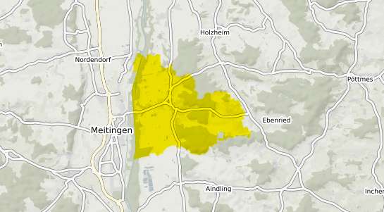 Immobilienpreisekarte Thierhaupten