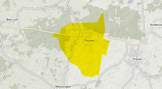 Immobilienpreisekarte Thuine Emsland