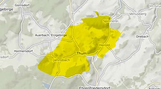 Immobilienpreisekarte Thum Erzgebirge