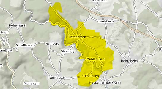 Immobilienpreisekarte Tiefenbronn