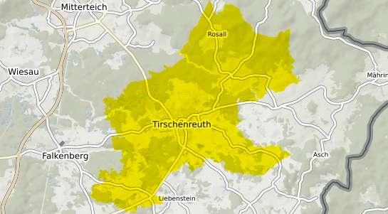 Immobilienpreisekarte Tirschenreuth