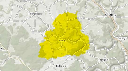 Immobilienpreisekarte Titting Oberbayern