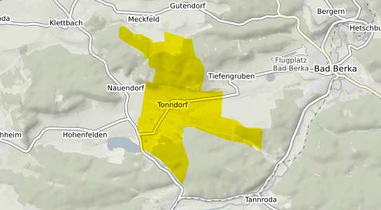 Immobilienpreisekarte Tonndorf b. Bad Berka
