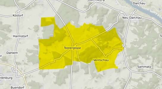 Immobilienpreisekarte Tosterglope