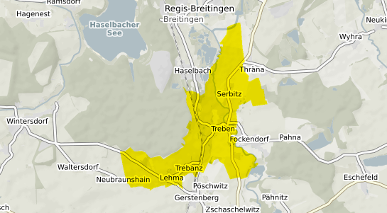 Immobilienpreisekarte T%C5%99ebe%C5%88 b. Altenburg, Thueringen