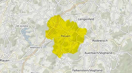 Immobilienpreisekarte Treuen Vogtland