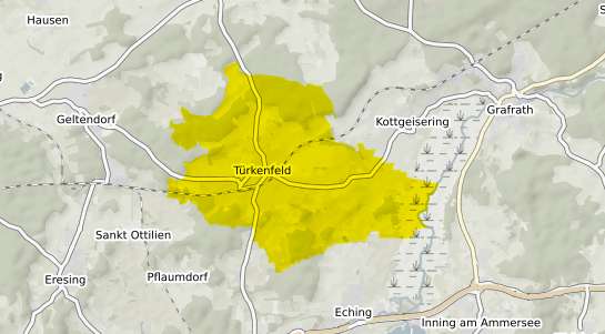 Immobilienpreisekarte Türkenfeld b. Fuerstenfeldbruck