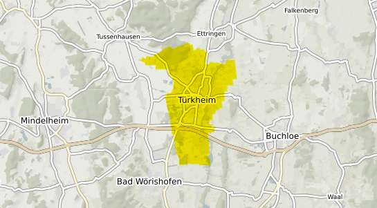 Immobilienpreisekarte Türkheim Wertach