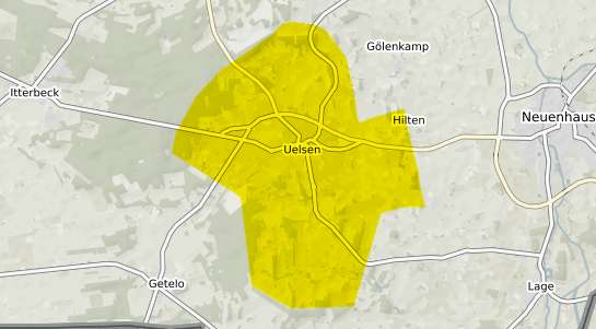 Immobilienpreisekarte Uelsen