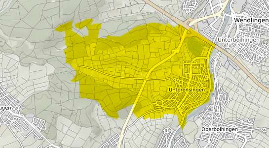 Immobilienpreisekarte Unterensingen
