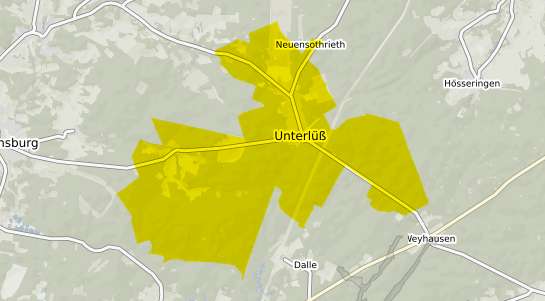 Immobilienpreisekarte Unterl&uuml;&szlig;