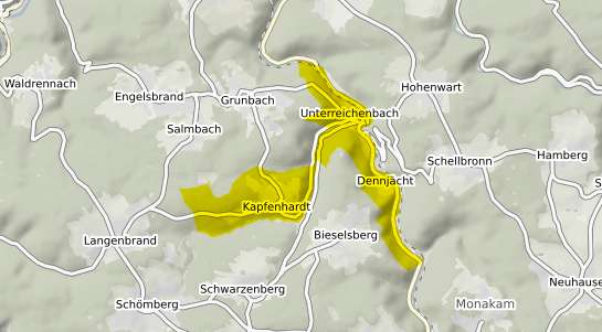 Immobilienpreisekarte Unterreichenbach Kr. Calw