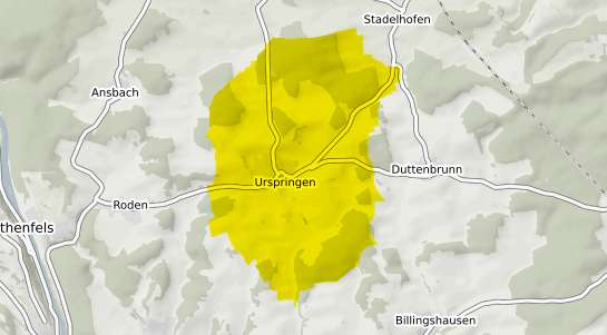 Immobilienpreisekarte Urspringen b. Marktheidenfeld