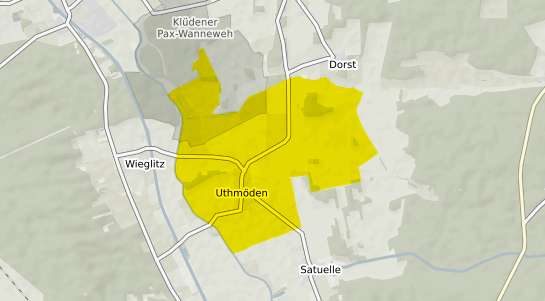 Immobilienpreisekarte Uthmoeden