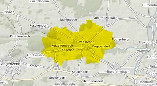 Immobilienpreisekarte Veitsbronn