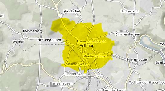 Immobilienpreisekarte Vellmar