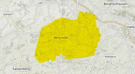 Immobilienpreisekarte Versmold