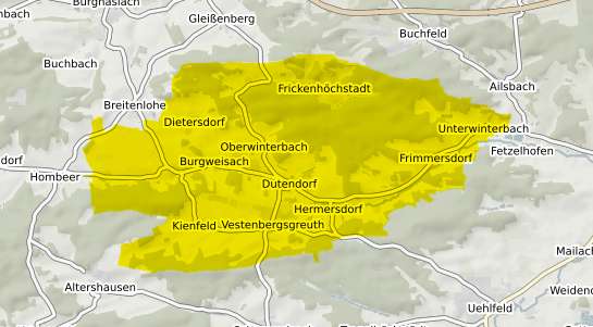 Immobilienpreisekarte Vestenbergsgreuth