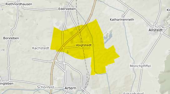 Immobilienpreisekarte Voigtstedt