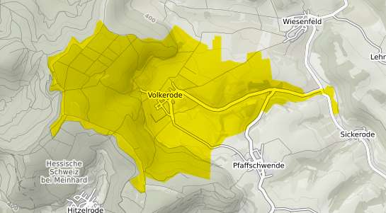 Immobilienpreisekarte Volkerode Eichsfeld