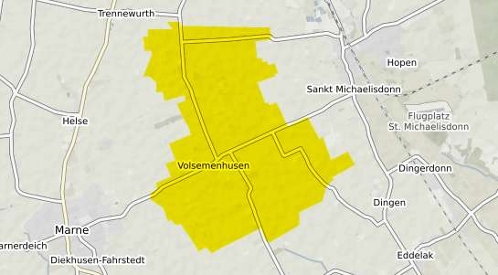 Immobilienpreisekarte Volsemenhusen