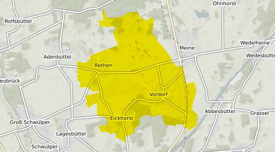 Immobilienpreisekarte Vordorf Kr. Gifhorn