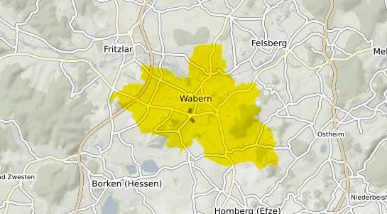 Immobilienpreisekarte Wabern Hessen