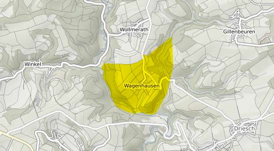 Immobilienpreisekarte Wagenhausen Vulkaneifel