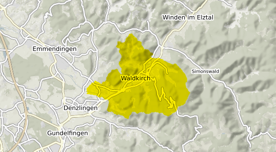 Immobilienpreisekarte Waldkirch Breisgau