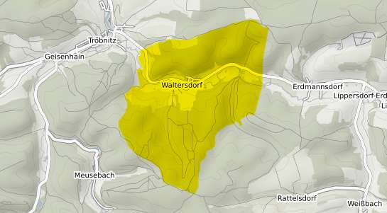 Immobilienpreisekarte Waltersdorf b. Jueterbog