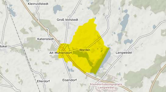 Immobilienpreisekarte Warder b. Neumuenster